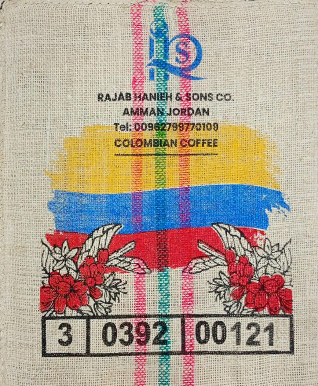 Sacos de fique con marcación personalizada de distintas marcas de café