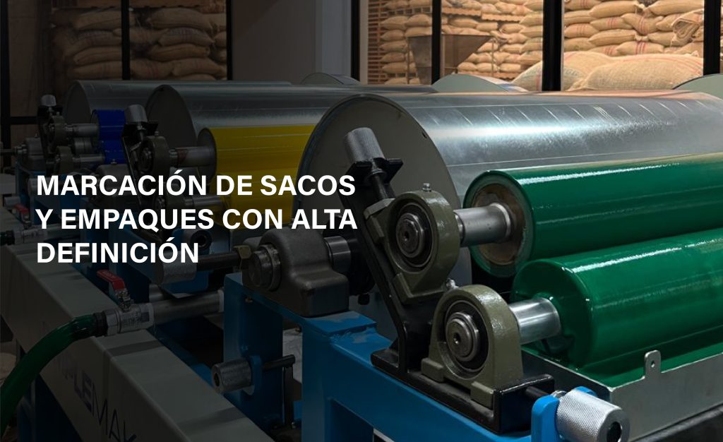 Marcación de sacos y empaques para exportación