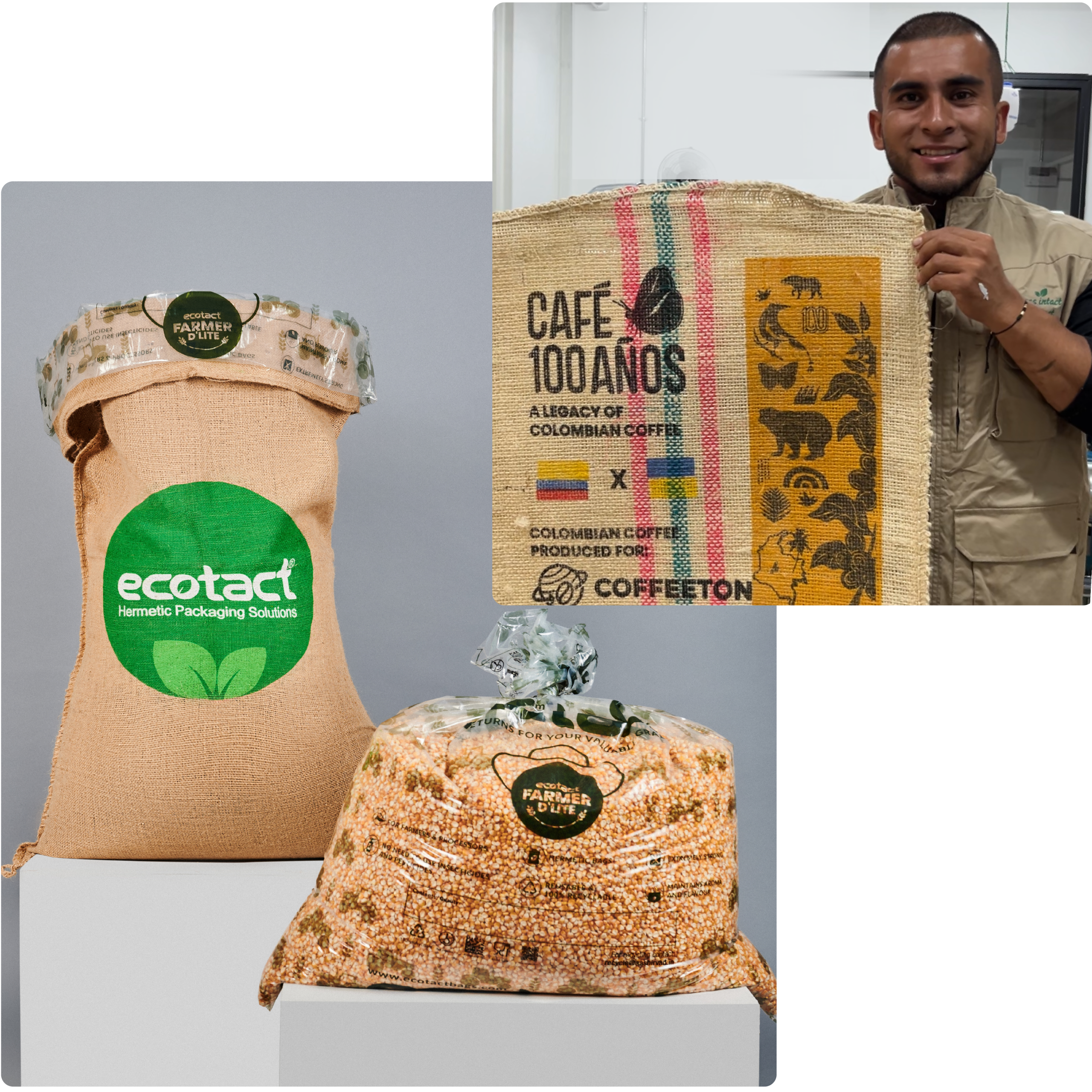 Empaque Ecotact y Marcación personalizada en Abasticol