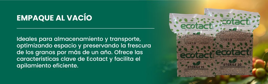 Bolsas Ecotact para empaque al vacío de granos